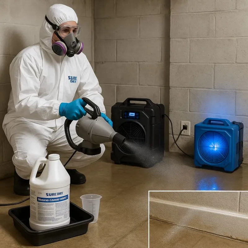 Sanitization and Odor Removal process in La Croft, OH